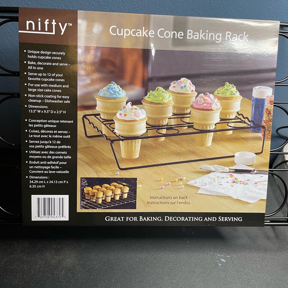 Nifty Cupcake cone baking rack
